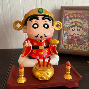 财神爷小新手办桌面摆件新年好寓意财神到创意周边招财模型玩偶