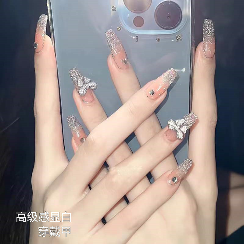美甲贴片穿戴可反复假指甲贴片