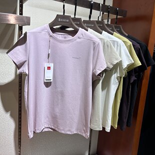 圆领运动休闲上衣女 T恤女2026春夏薄款 纤丝鸟6084新款 凉感棉短袖