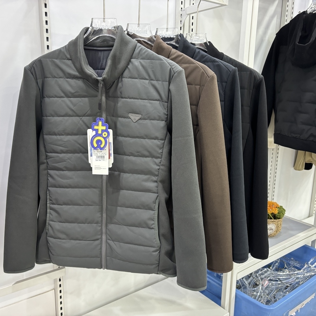 冰川时代25C2501冬北冰羊男立领保暖拉链棉袄奥粒绒拼接羊毛外套