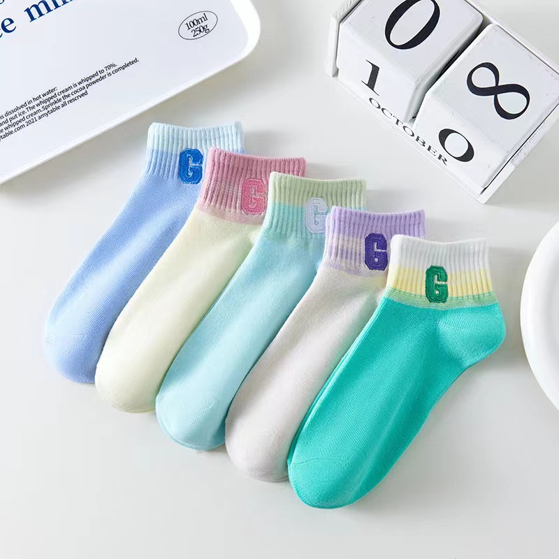 紫卡兔潮流隐形四季女促销短袜