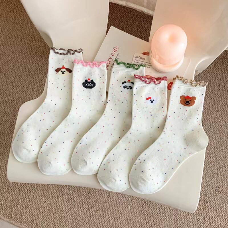 紫卡兔保暖女涤纶新品中筒促销