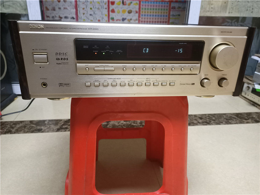 二手功放机旗舰发烧进口日本 天龙AVR-3200G 光纤同轴解码大功率