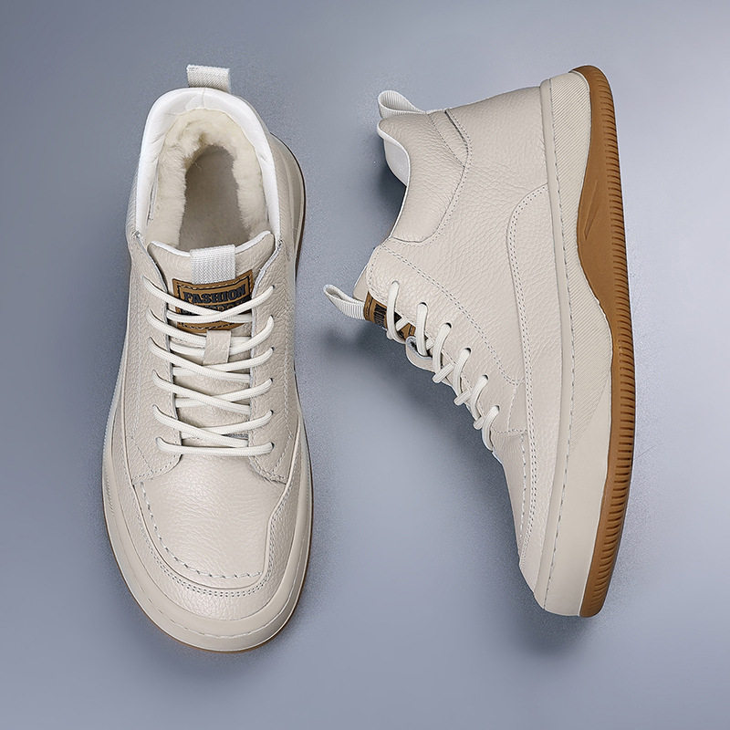 头层牛皮2025冬季新款羊毛棉鞋真皮加绒加厚保暖休闲男款男鞋鞋子,流行男鞋,棉鞋,淘宝优惠券,粉丝福利购,淘宝优惠卷