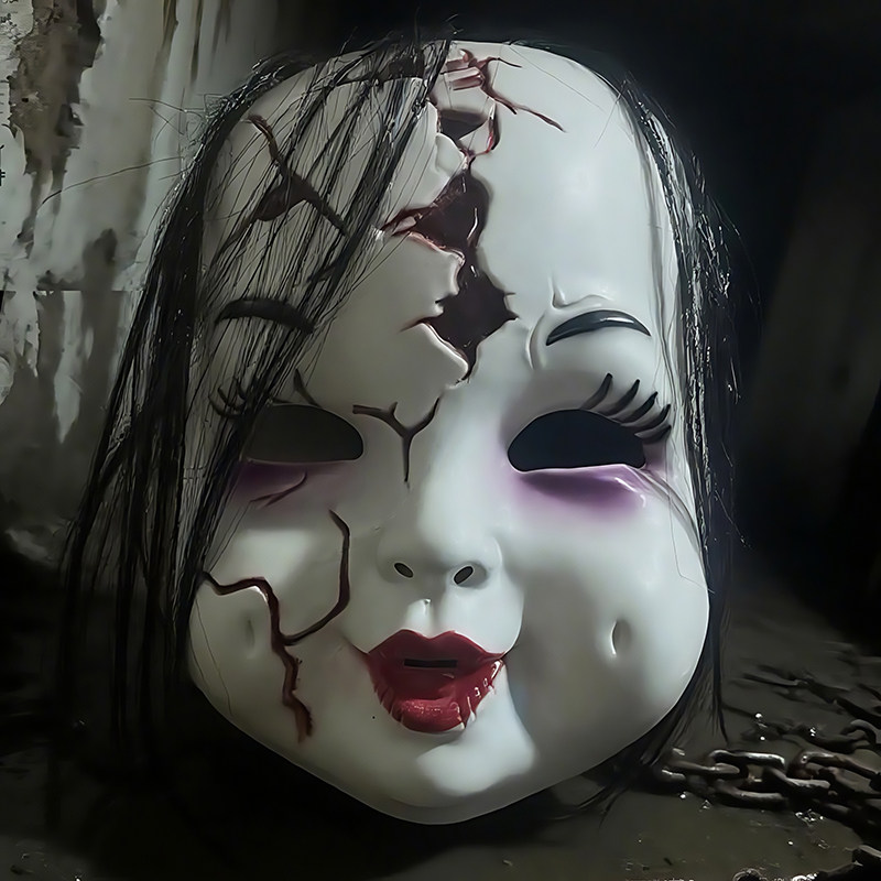 Joker小丑面具万圣节cosplay恐怖角色扮演搞怪吓人化妆驱魔人道具