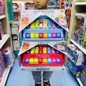 益智星二合一敲琴大号童趣弹敲琴八音手敲弹琴儿童1 3岁玩具早教