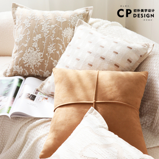 高级感轻奢奶油小香风法式 沙发抱枕飘窗靠垫民宿样板间酒店 美式