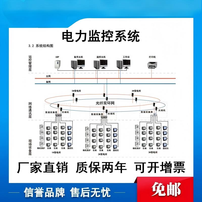 电力监控系统工厂园区智能化运维微电网平台配电能源监测软件开发
