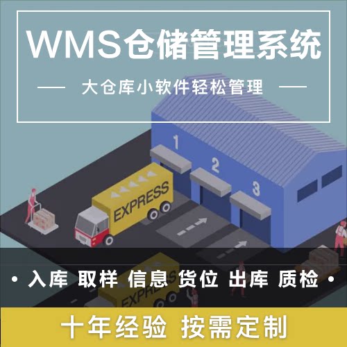 WMS仓储管理系统工厂仓库存储物料管控制造业看板企业软件定制ERP