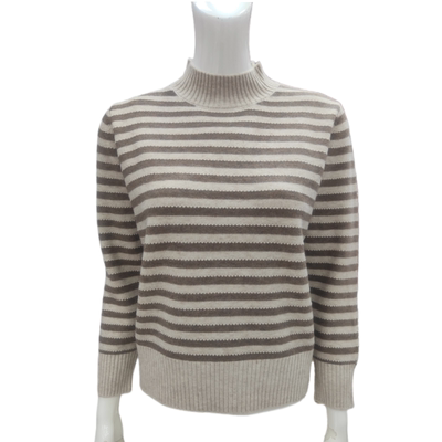 条纹短款毛衣女内搭秋冬针织衫