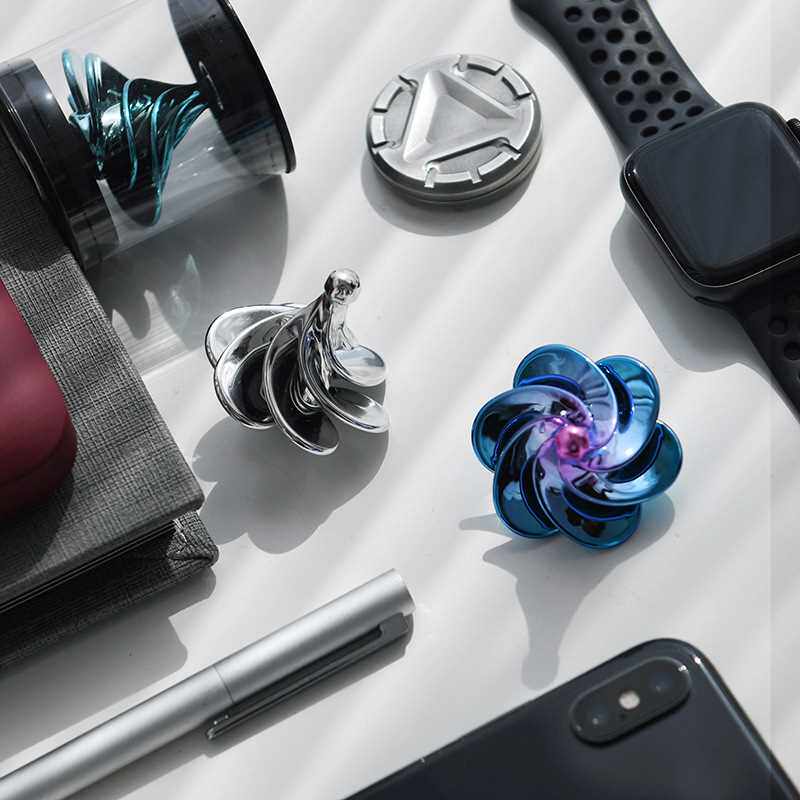 fun ho / 风动陀螺 winspin空气动力学减压塑料磁力手捻陀螺玩具