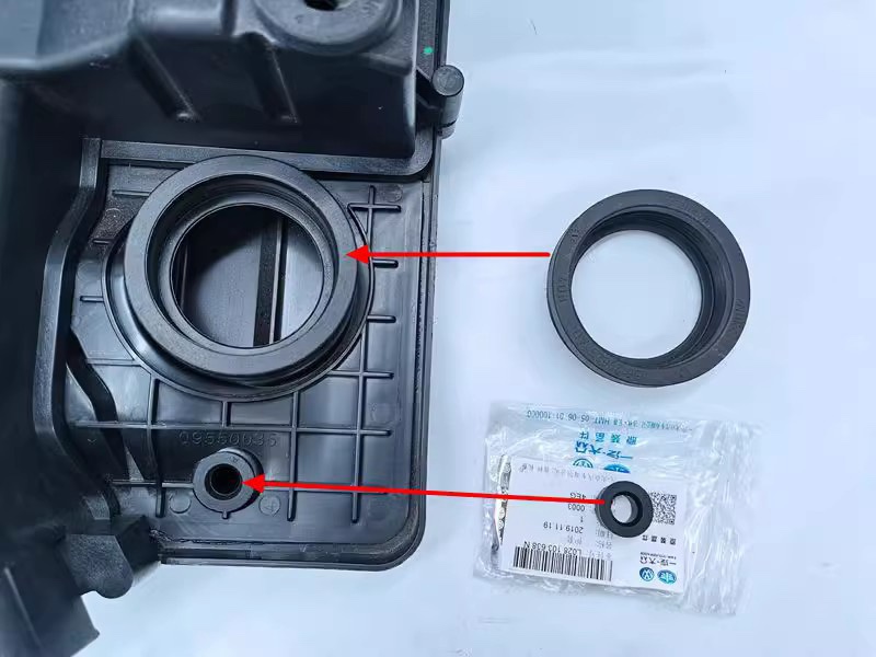 新速腾新朗逸POLO新捷达新桑塔纳真空管密封圈节气门密封圈