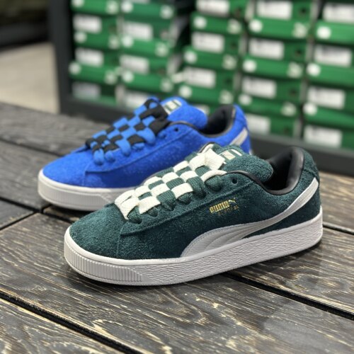 Puma/彪马专柜正品秋冬男女同款磨毛皮革廓形烫金运动板鞋398932