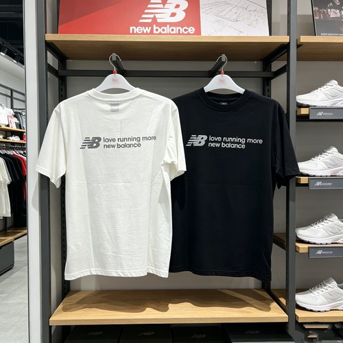 New Balance新款男女同款夏季舒适简约字母圆领运动T恤NEF31201
