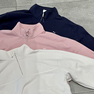 PUMA彪马 新款男女同款情侣休闲摇粒绒卫衣外套MMQ HZ 620820