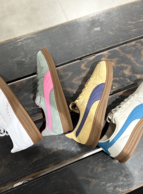 PUMA彪马 男女新款低帮经典复古撞色透气休闲板鞋INDOOR 395363