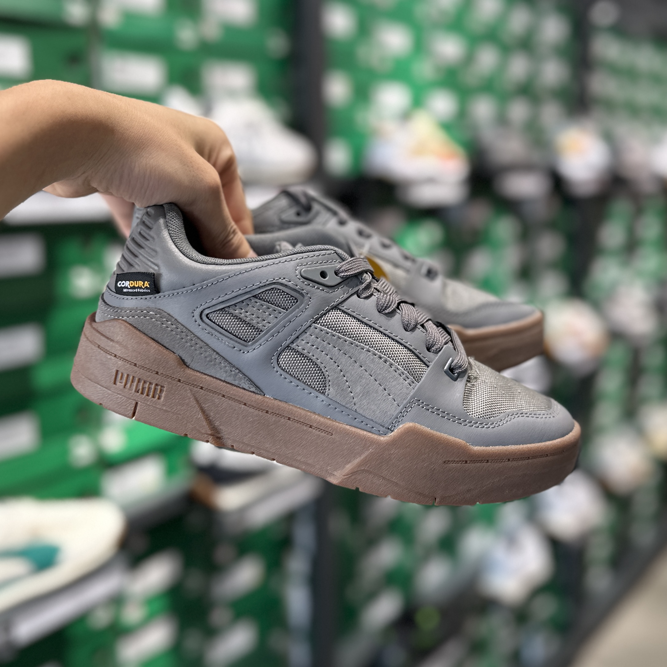 Puma彪马 新款灰色百搭舒适经典时尚休闲厚底运动鞋 388551