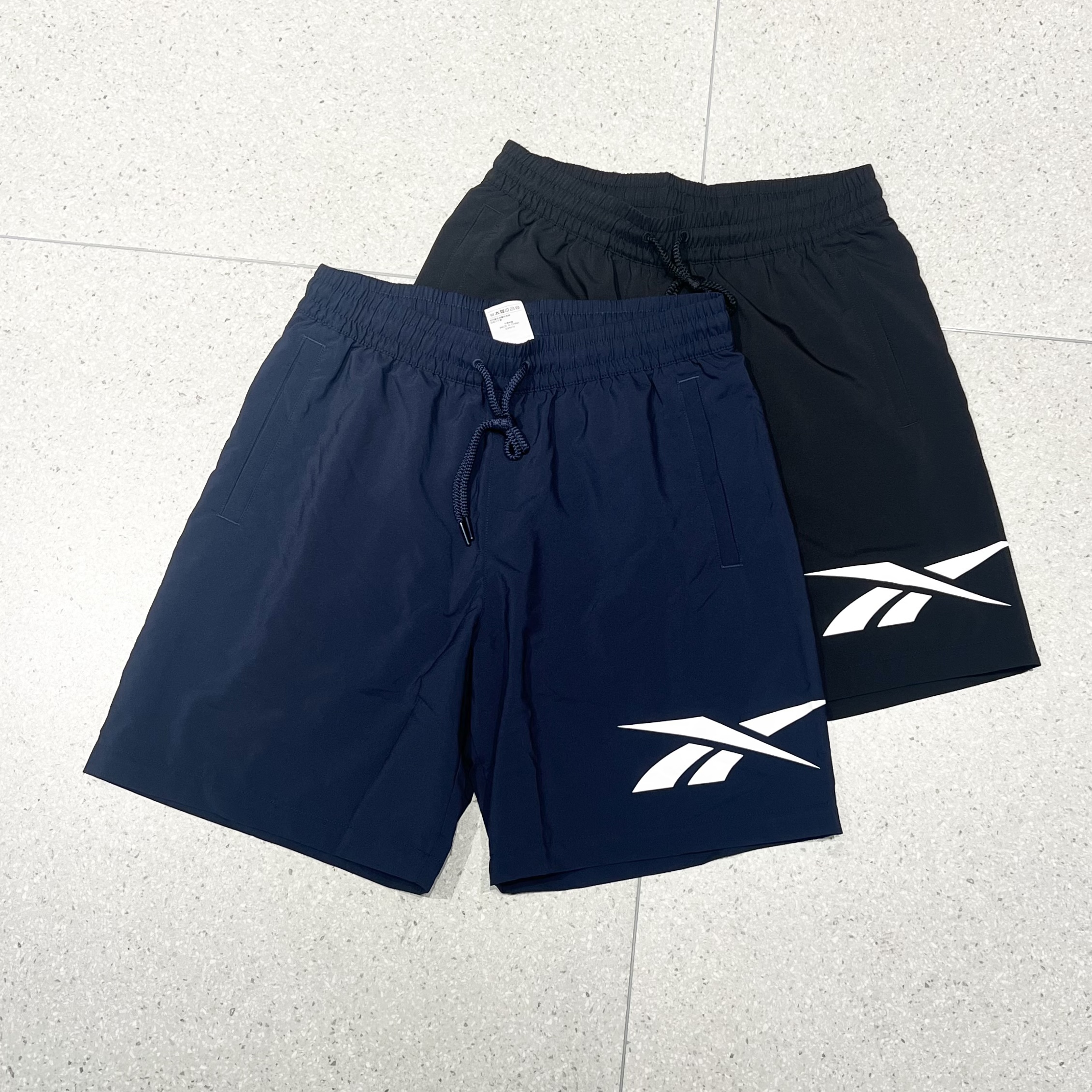 Reebok锐步夏季男子SHORT训练健身系带速干运动短裤GV5516 GV5515