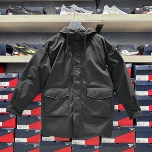 锐步Reebok 男子断码清仓加厚运动休闲羽绒服保暖外套 GU5756