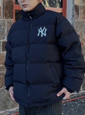 New Era纽亦华秋冬MLB羽绒服男女同款鸭绒加厚保暖外套运动羽绒服