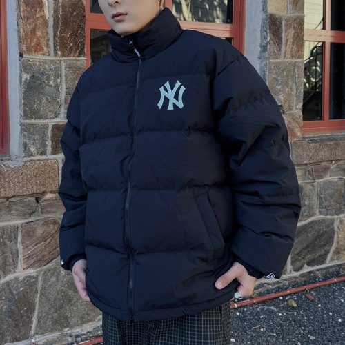 New Era纽亦华秋冬MLB羽绒服男女同款鸭绒加厚保暖外套运动羽绒服