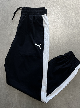 PUMA/彪马 男子运动休闲束脚卫裤透气速干长裤 521043-01