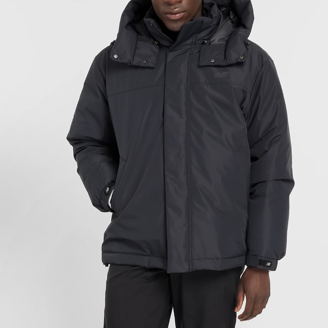 New Balance秋冬新款简约休闲柔软连帽羽绒服保暖防风外套MJ43501