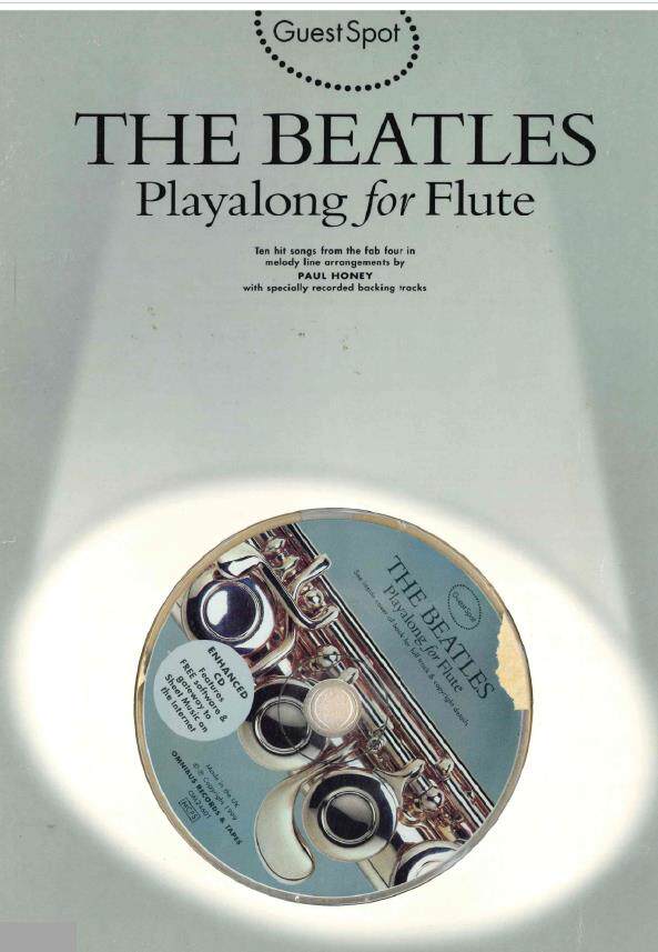 长笛51曲谱+伴奏 甲壳虫乐队精选 嘿朱迪、昨日等10首The Beatles