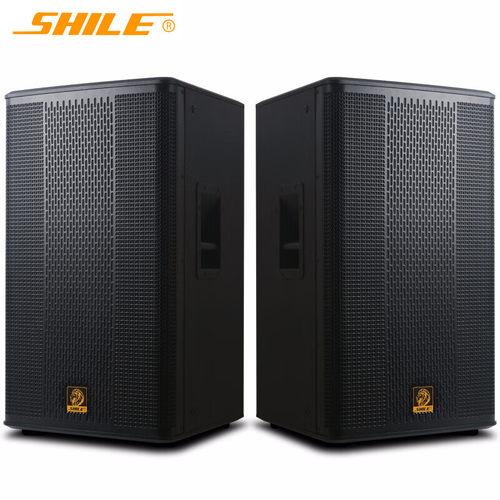 狮乐 BX-115音箱专业15英寸音箱 定阻式额定功率250W音箱一对