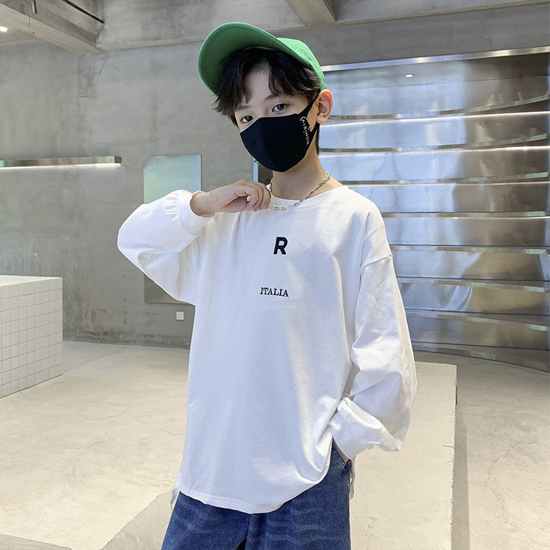 男童长袖T恤春秋款2026新款儿童春装上衣中大童春季打底衫洋气潮,童装/婴儿装/亲子装,T恤,淘宝优惠券,粉丝福利购,淘宝优惠卷