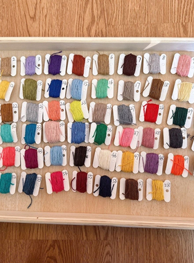 彩色线diy手工编织手链项链材料1毫米粗棉彩色线布艺手机链缠线