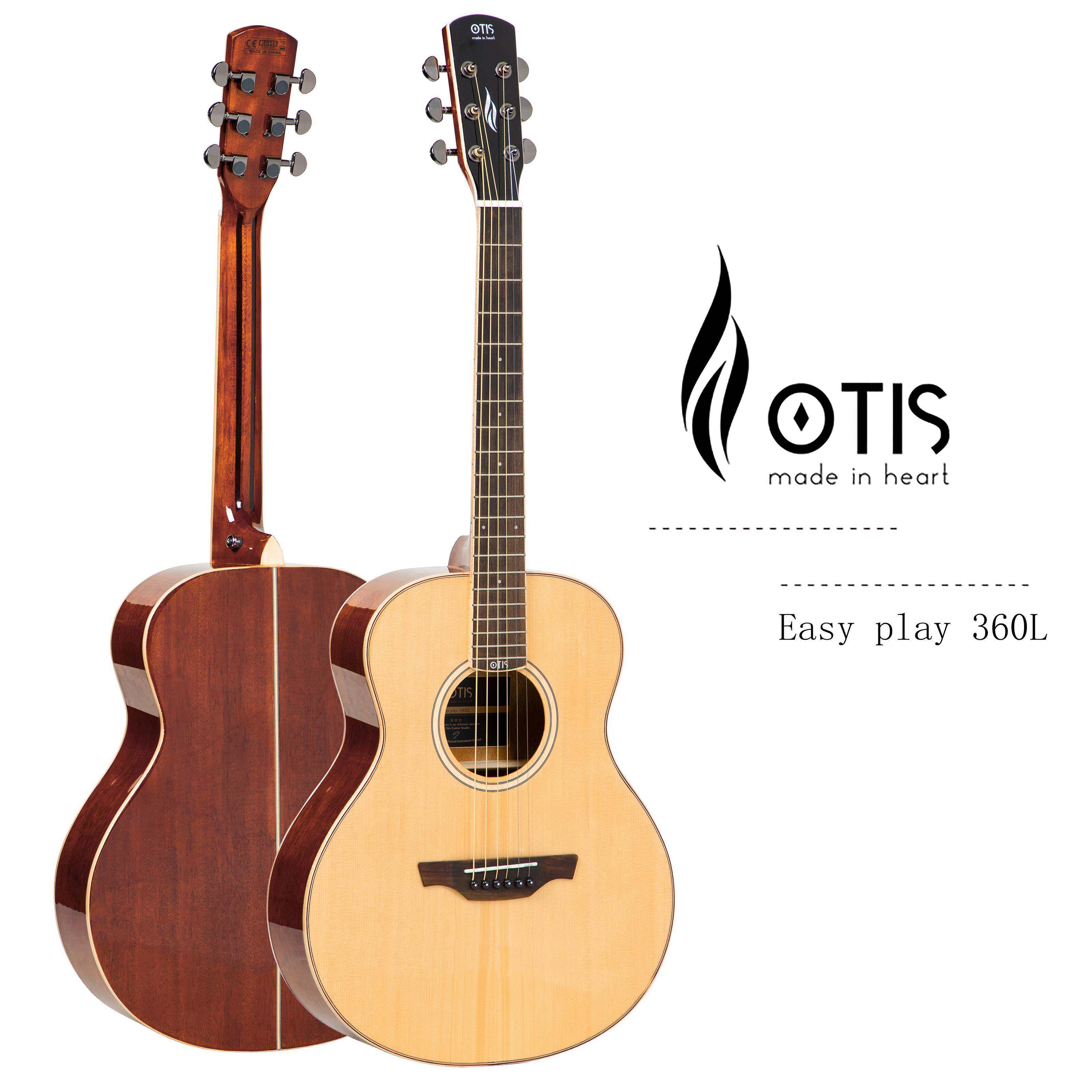 OTIS奥司吉他 36英寸旅行儿童单板云衫木桃OM-MINI桶亮光面单360L