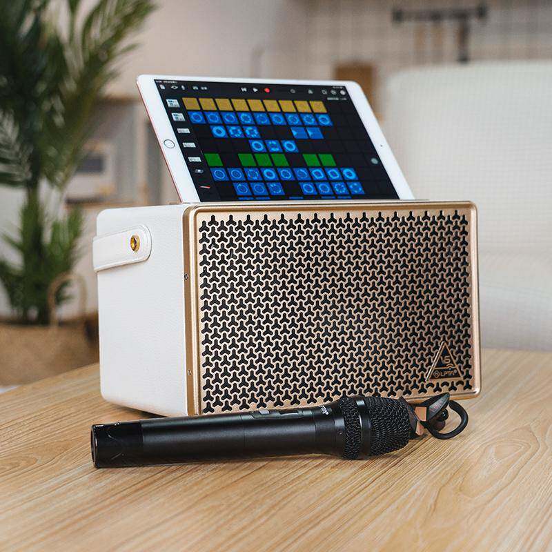 LPTA魔方魔3v5家庭唱歌k歌电吹管音箱ak5000抖音快手内录直播户外