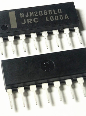 NJM2068LD NJM2068L SIP-8 低噪声双运算放大器IC芯片 全新原装货