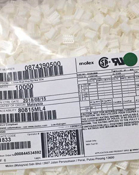 molex连接器 87439-0500 874390500 胶壳5P 原装现货 一个起拍