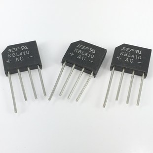 正品 全新 好品质 桥堆 KBL410 整流桥 4A1000V扁桥