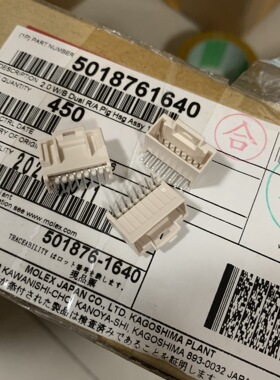 molex连接器 501876-1640 5018761640 针座16P 2.0MM 原装现货