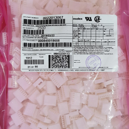 一个起拍 molex连接器 22013067 2201-3067 22-01-3067 原装现货