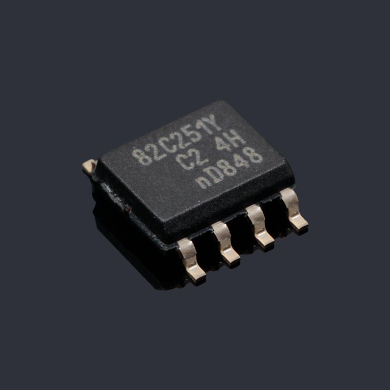 PCA82C251T 丝印82C251Y 芯片 总线收发器 CAN 24V SOP-8
