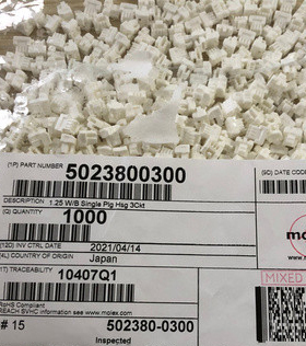 molex连接器 502380-0300 5023800300 胶壳3P 原装现货 一个起拍