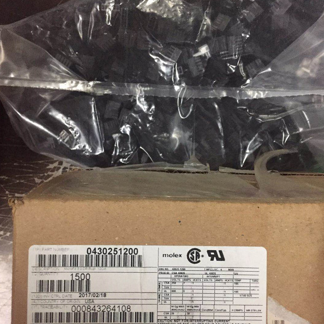 molex连接器 43025-1200 430251200 胶壳12P 原装现货 一个起拍