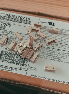 一个起售 MOLEX连接器 530470710 53047-0710 原装正品