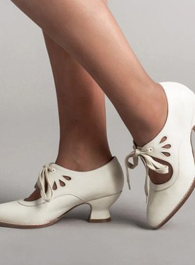 镂空高跟大码女休闲鞋women causal shoes single shoes size 43