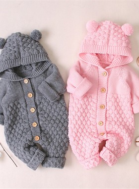 Baby boy girl Clothes New born for Winter Rompers Newborn