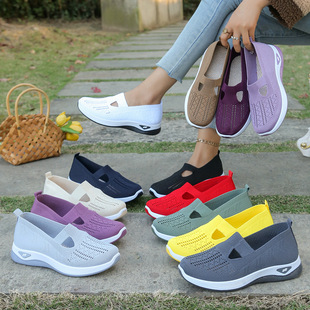 fashion mom shoes Soft for breathable sneakers women soled