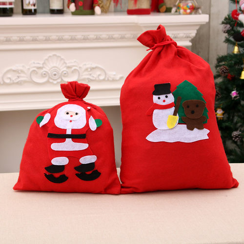 New Christmas gift bag, Santa Claus backpack gift bag,