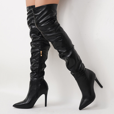 Women's high boots, sexy high heels, long boots knight boots