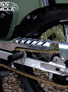 铝合金链条盖适用本田幼兽CC110轻量化链条罩JA60 45摩托车改装件