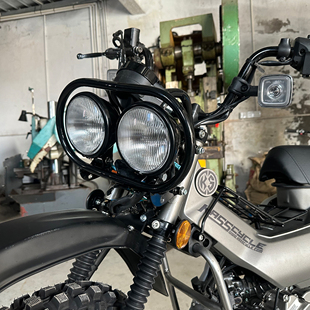 无损LED改装BAJA双圆大灯适用本田幼兽CT125 JA65摩托车海兰德125