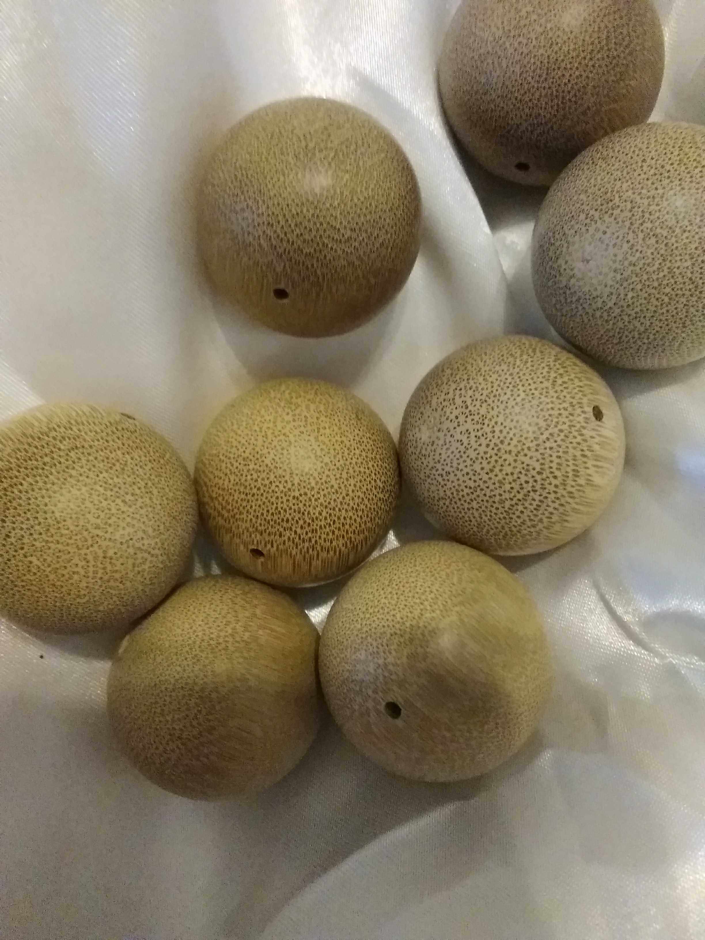 直径27高密度金丝竹老根部料猫眼亮晶晶8颗珠子手串链己打磨抛光